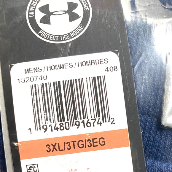 💖MEGA SALE💖Under Armour UA Rival Fleece Pants Blue Men's  1320740 408 - Picture 6 of 9